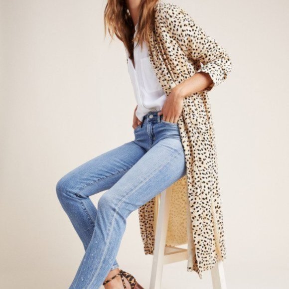 Anthropologie Jackets & Blazers - NEW Anthropologie Cupcakes and Cashmere Leopard Do
